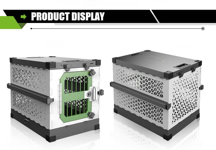Collapsible dog crate